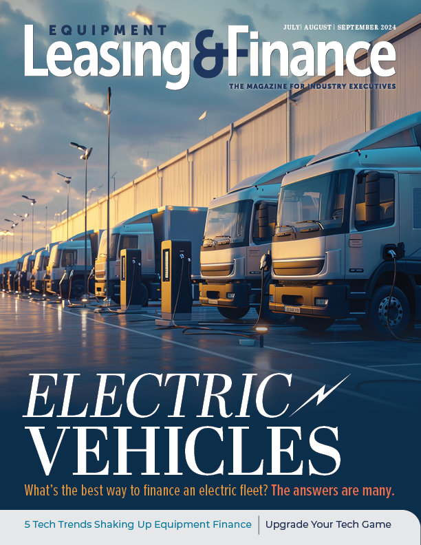 Equipment Leasing & Finance issue cover
