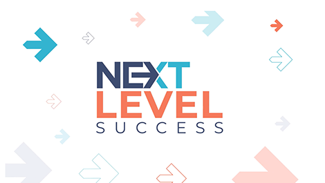 Annual Conference graphics reading Next Level Success