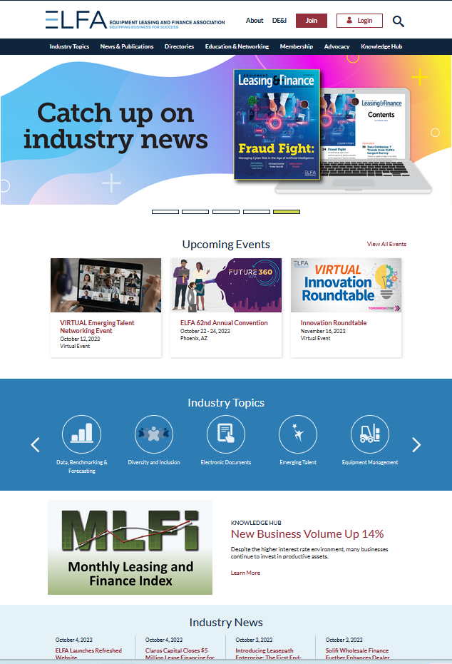 2023 Web Refresh Screenshot